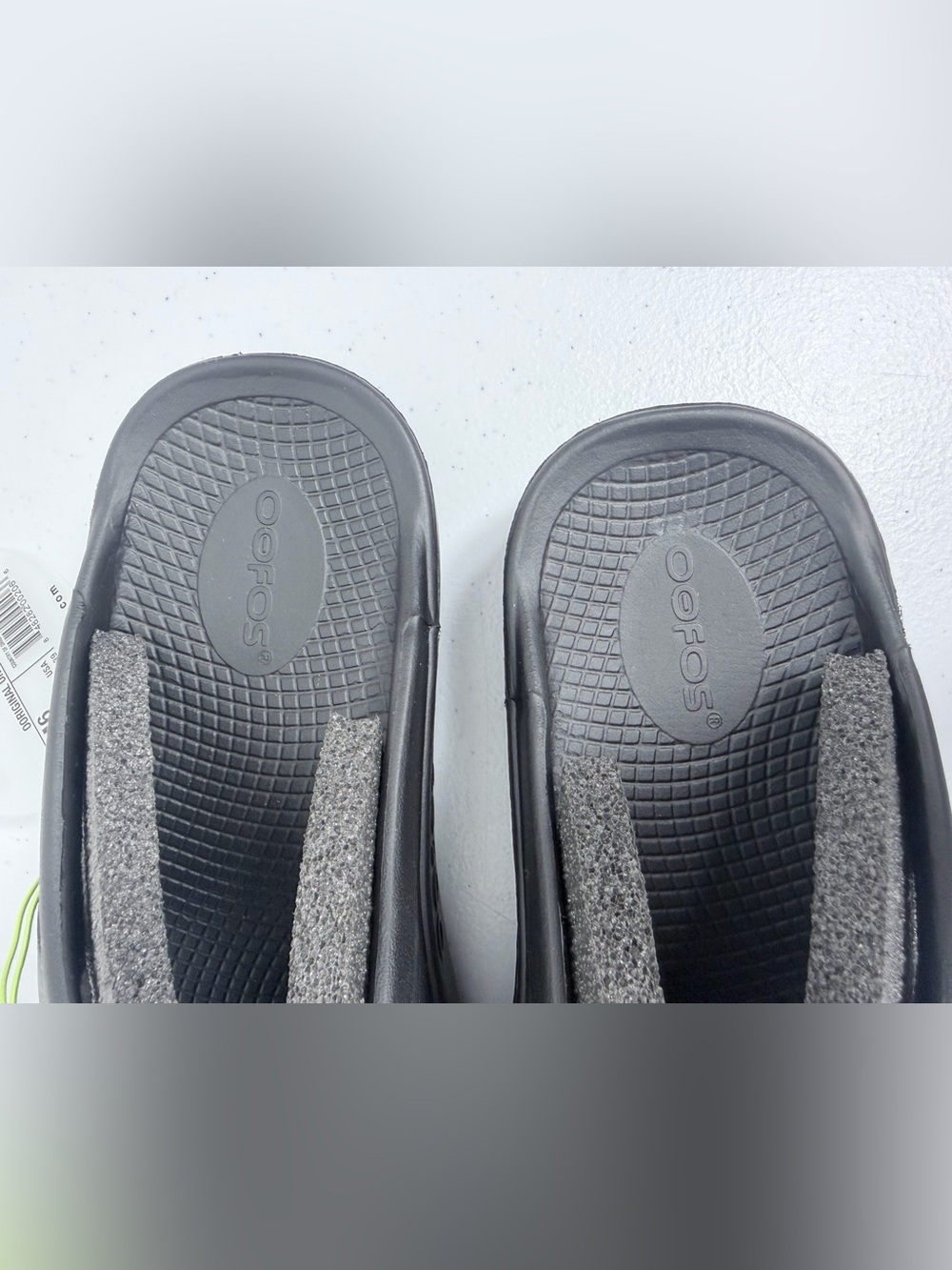 OOFOS Women’s Size 8M Black Slide Sandals Men’s Size 6 Unisex Style #1000 - Picture 6 of 9